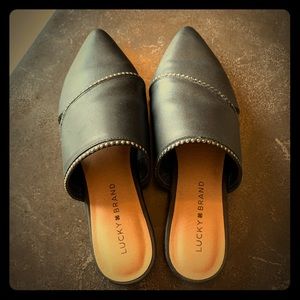 Lucky brand studded mules